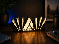 Advanced Athletics Club Baseball custom illuminated light box