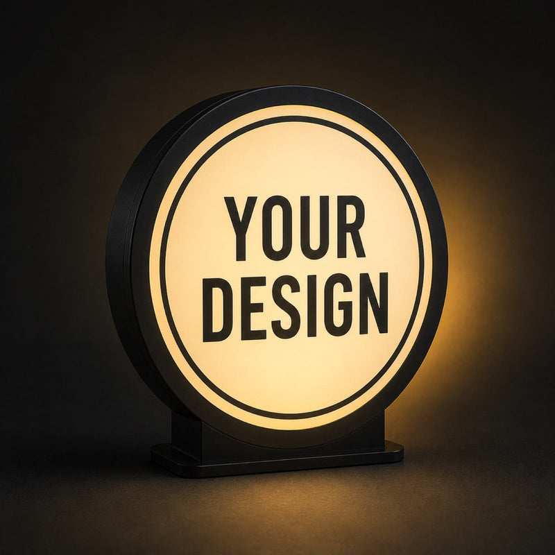 Choose Your Design light box — customize with your own design