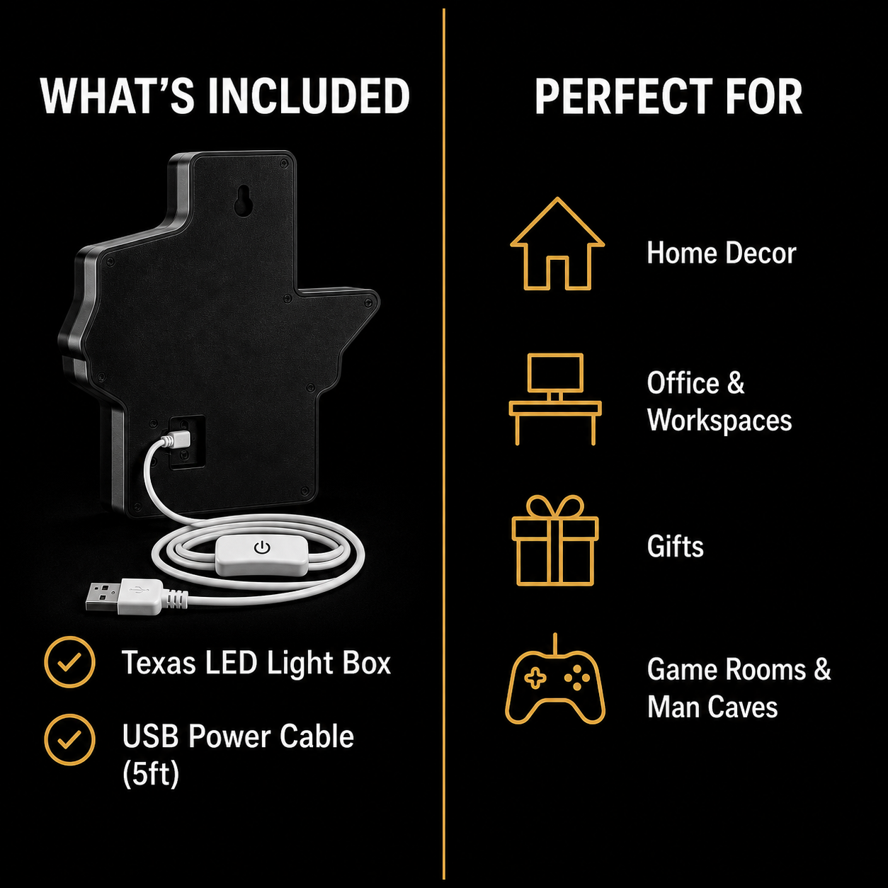 Texas LED Light Box